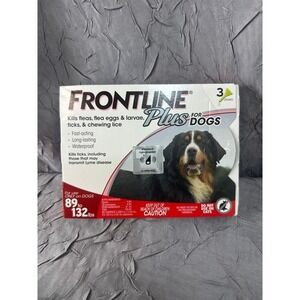 Frontline Plus‎ Dogs 89-132LB  3 does